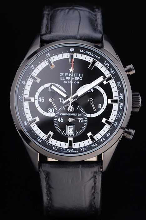 Replica Hublot Big Bang cronografo uomini della vigilanza del nero di caso in ceramica nera Quadrante 44 millimetri SHB041