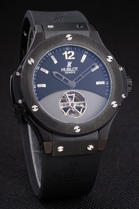 Replica Panerai Luminor Marina Svizzero Automatic Orologio quadrante nero cinturino in pelle nera 44 millimetri SPLM001